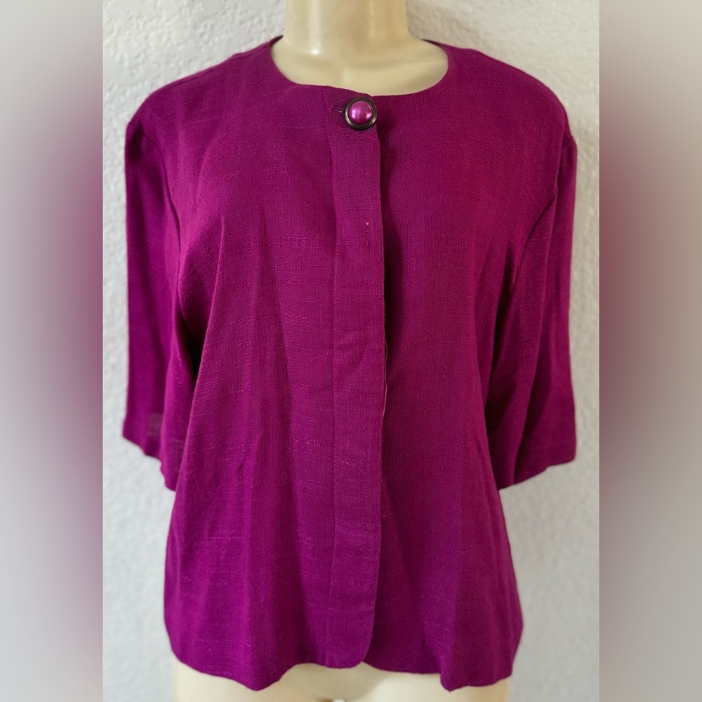 💫Norton McNaughton pink blazer coat top y2k elegant classy business vintage